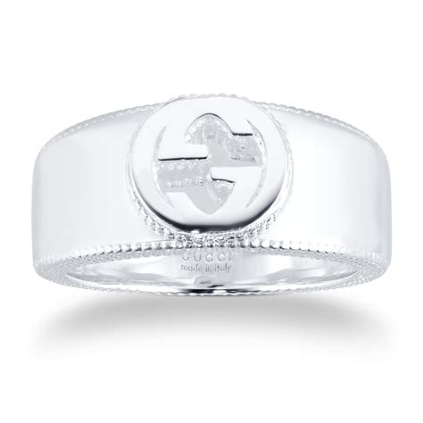 gucci ring wolf|gucci interlocking ring silver.